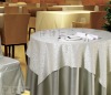 fancy satin fabric table cloth