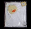 fashion 100% cotton duck baby hooded towel