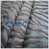 fashion Zebra flocking PU fabric for carpet