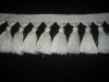 fashion accessories 100% rayon knitted tassel fringe for curtain and garment BS-585