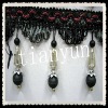 fashion accessories beaded tassels for curtain