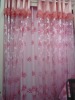 fashion floral printed cheap hometextile decoration window curtain