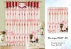 fashion floral printed home decoration loop curtain