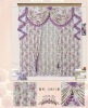 fashion floral printed room window drapery fabric curtain