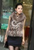fashion fox fur vest ladies