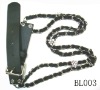 fashion genuine leather belts with rhinestone