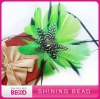 fashion green feather headband
