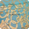 fashion jacquard silk metallic fabric