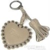 fashion leather heart  key chain