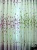 fashion polyester floral printed fabric hometextile blackout room window curtain