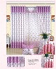fashion polyester floral printed room window curtain