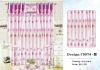 fashion printed decoration drape window eyelet fabric curtain