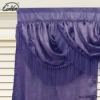 fashion purple polyester modern curtain design