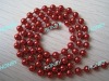 fashion red color ball chain for curtain decoration