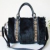 fashion style rabbit fur bag