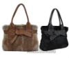 fashion style rabbit fur bag