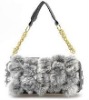 fashion style rabbit fur bag