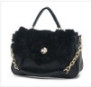 fashion style rabbit fur bag