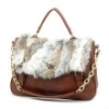 fashion style rabbit fur bag