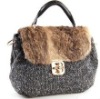 fashion style rabbit fur bag