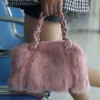 fashion style rabbit fur bag