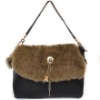 fashion style rabbit fur bag