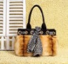 fashion style rabbit fur bag