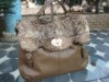 fashion style rabbit fur bag