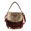 fashion style rabbit fur bag