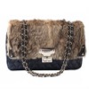 fashion style rabbit fur bag