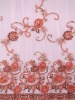 fashion tulle fabric with cord embroidery fabric for dresses