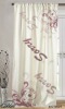 fashion white printed flax decortive door curtain