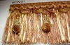 fashionable curtain fringe for decorative with beads and balls