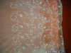 fashionable embroidering polyester curtian/draps fabric