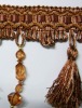 fashionable  lace with beautiful bead for curtain