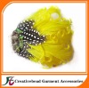 fashional yellow feather headbands