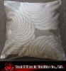 faux leather swirl cushion