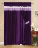 faux silk curtain