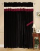 faux silk pintuck curtain