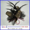 feather brooch hair flower