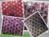 feeling of dot 3mm and 9mm sequins embroidery  fabric