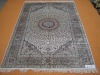 fine quality persian hand knotted silk carpet