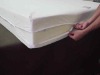fitted zippered mattress cover