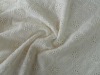flat embroidery on cotton fabric with eyelet with border design