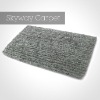 flecked grey ribbed exhibition carpet with good quality