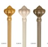 flexiable european style mini metal home curtain rod