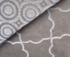 flock on flock fabric