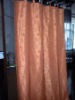 flocked organza curtain