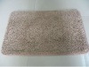 floor mat with chenille fabric