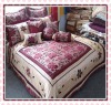 floral 100% jacquard bedding set